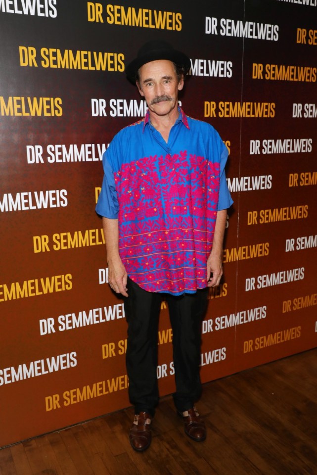 Mark Rylance at the Dr. Semmelweis press night after-party.