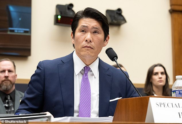 Ex-Special Counsel Robert Hur (pictured) asserted during the investigation over the mishandling of classified evidence that jurors would see the president as 'a sympathetic, well-meaning, elderly man with a poor memory