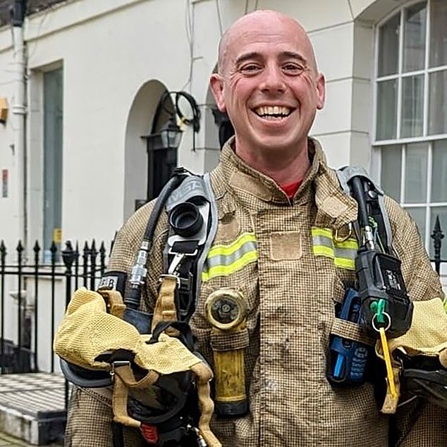 Martyn Sadler, 38, also died in the inferno