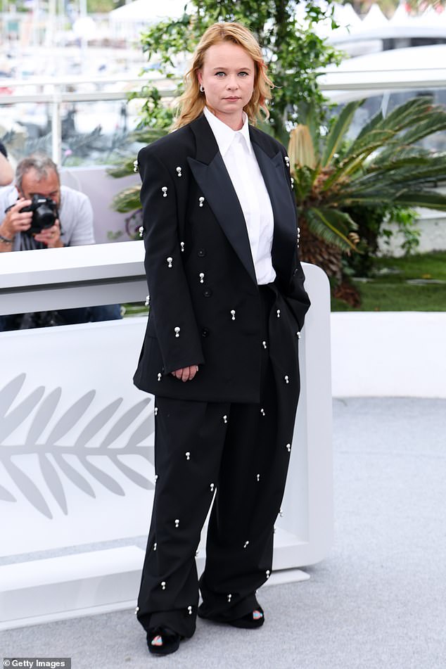 Now 43, the actress hit the red carpet in a sleek black tuxedo adorned with pearl drops—a grown-up look that couldn’t be further from the spunky eight-year-old who once outwitted the Sanderson witches in Disney's 1993 hit Hocus Pocus