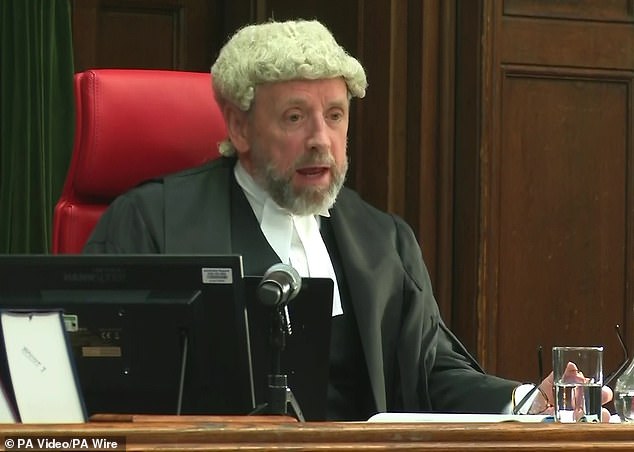 Lord Justice Holroyde announced the decision of a panel of three judges after evidence showed DNA found on Miss Sindall's sexually mutilated body belongs to a mystery suspect