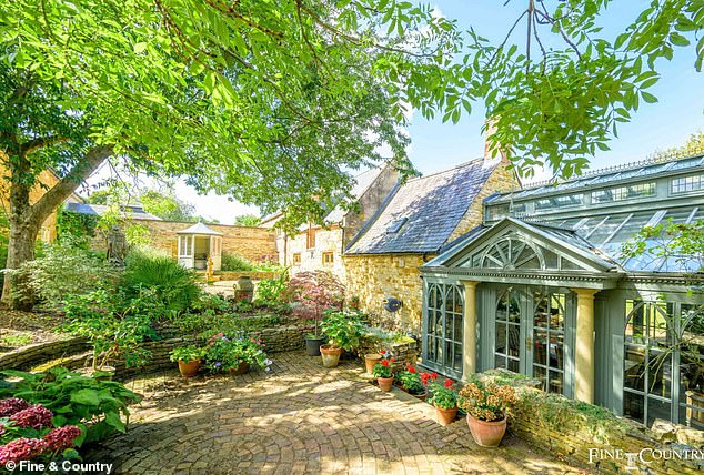 So relaxing: The Old Hall has an orangery and serene outdoor space