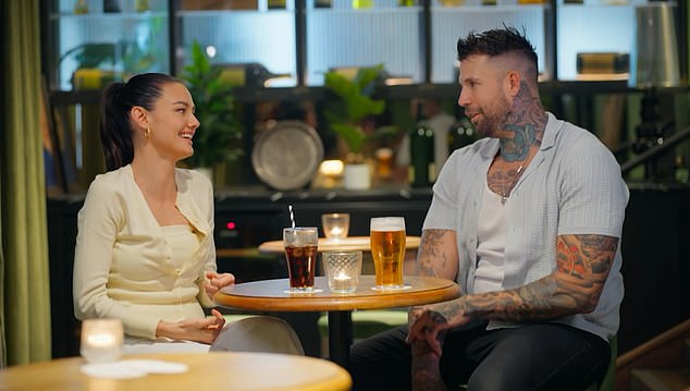 Later in the experiment during the partner swap task, Veronica was paired up with fellow groom Dave Hand and has now admitted: 'I knew was going to get stitched up'