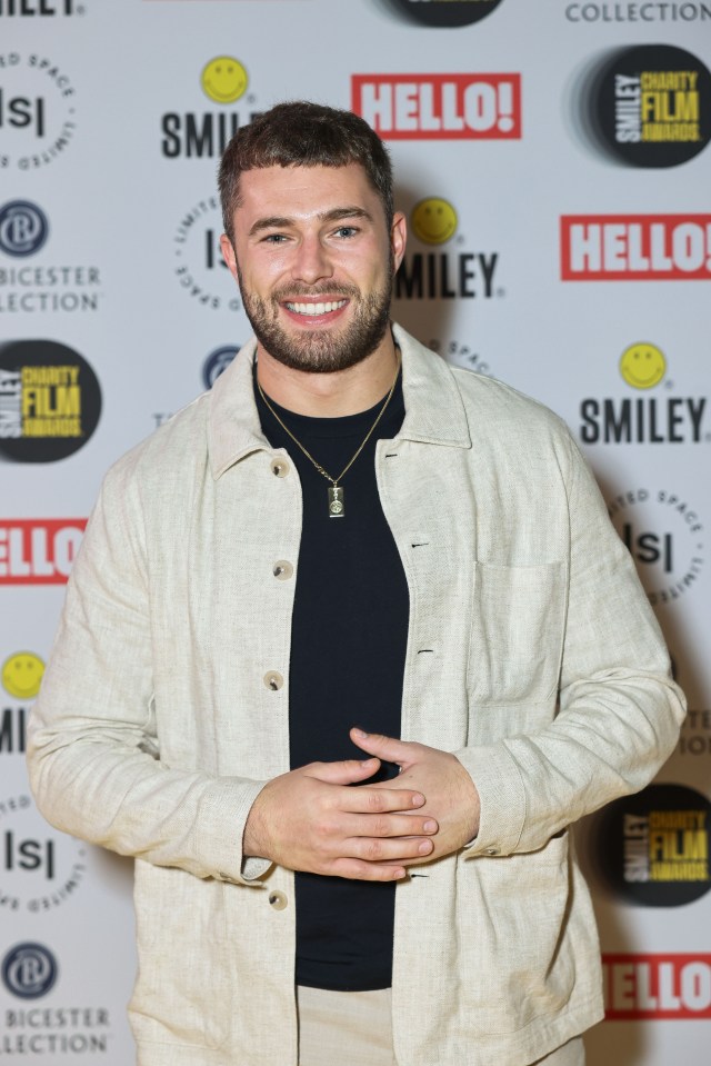 Curtis Pritchard at the Smiley Charity Film Awards.