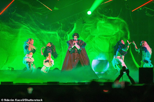 Marko Bo¿njak of Croatia failed to qualify for the grand final after including green lights in his semi-final performance