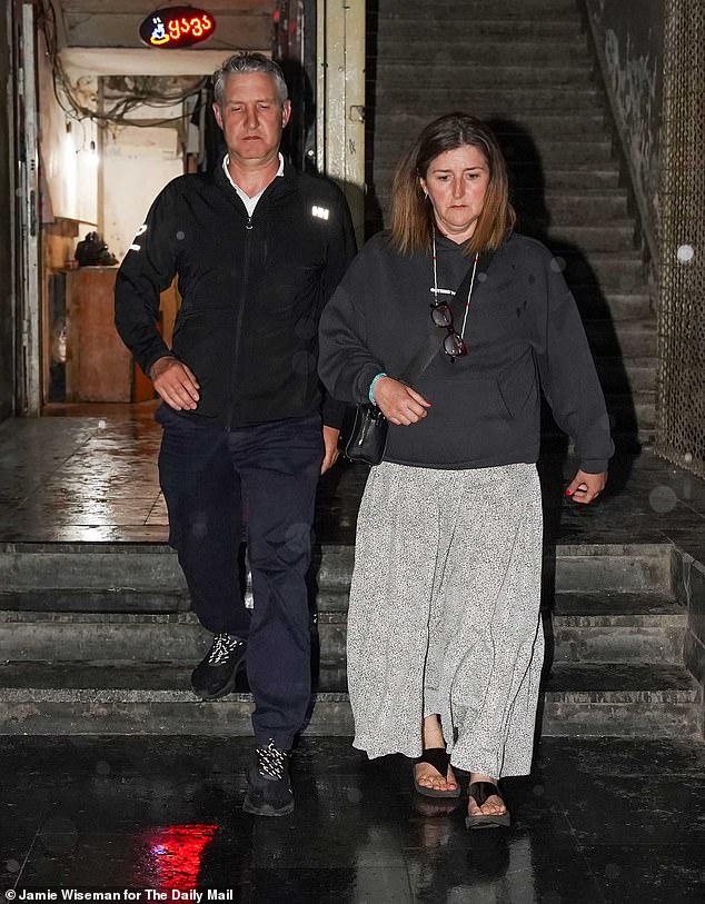 Bella's father Niel Culley, 49, and auntie Kerrie Culley, 51, (both pictured) flew out to Tbilisi on Wednesday