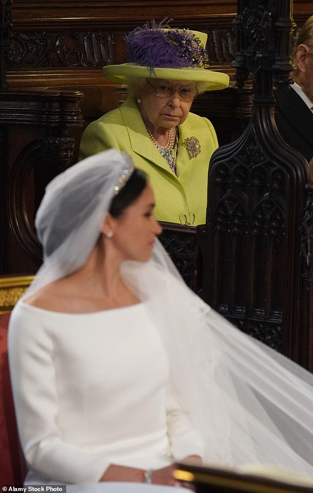 The late Queen Elizabeth II allegedly believed the dress was 'too white' for a divorcee to wear in a church