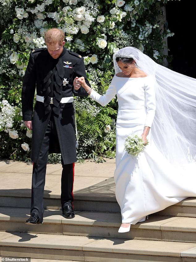 Harry and Meghan's wedding took place on May 19, 2018, at St George's Chapel in Windsor - the same church where princess had wed their Prince Charming since the 1800s