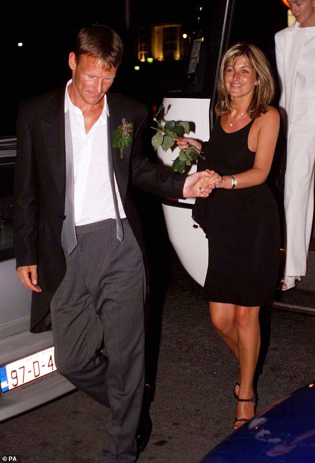 Teddy split from his girlfriend of eight years Nicola Smith in 2001, due to 'backstabbing' and the loneliness of being a WAG (pictured in 1999)