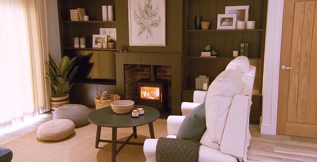 Mr Chapman said: 'The crew was told that because of Sarah's condition, we needed a carpet floor, but for some reason they put in this hideous fake wooden flooring instead'
