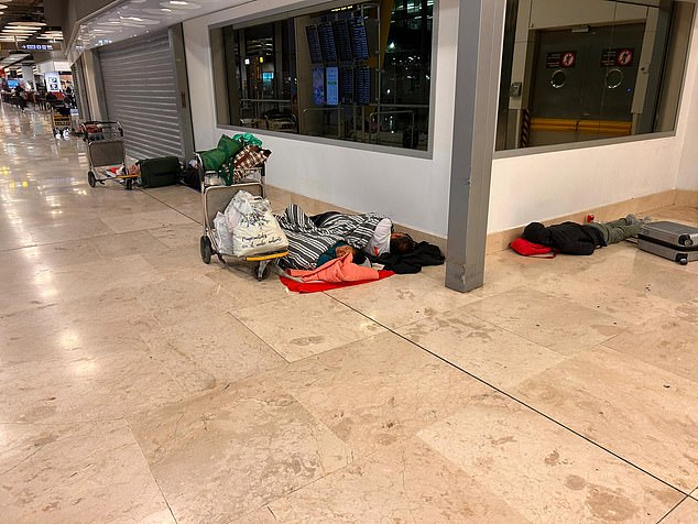 Some of the 'occupants' are said to have been found carrying knives, machetes and other homemade weapons, while drug use is reportedly common