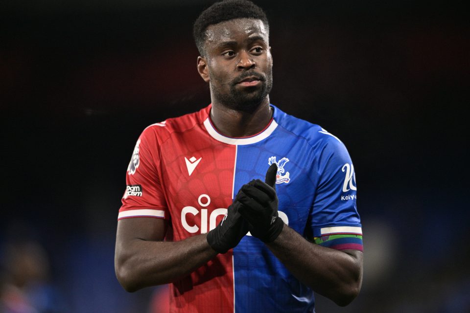 Marc Guehi of Crystal Palace during a Premier League match.