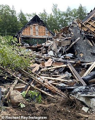 Rachael told the publication months later that she and her husband were staying in a guest house on the property while it was being rebuilt