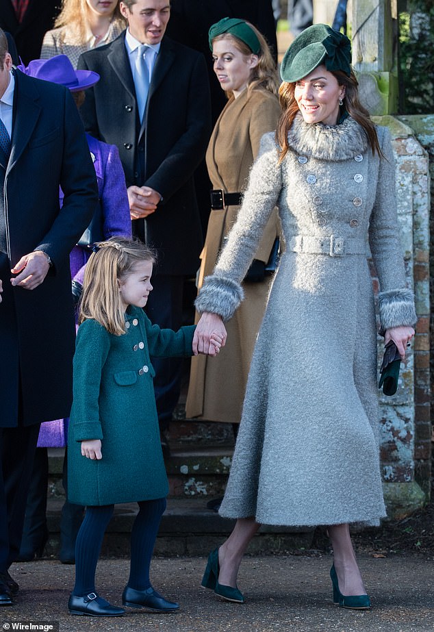 Kate Middleton was spotted wearing Emmy London’s Josie heels, in a stunning shade of dark forest green, at Sandringham in 2019