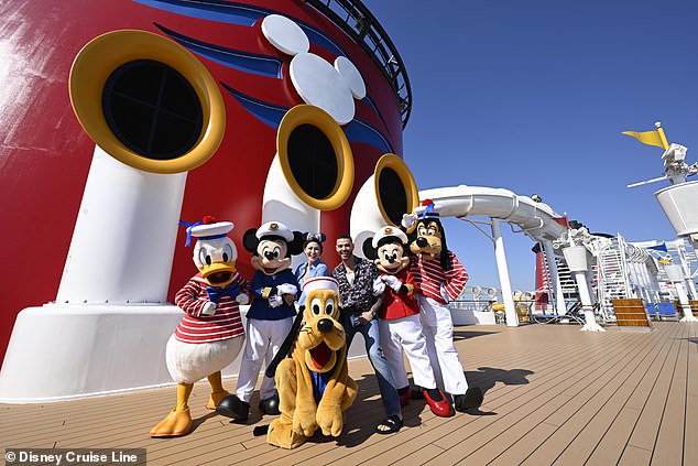 At first, Emma admits she and Matt were sceptical about embarking on Disney Cruise Line’s new ship, the Disney Fantasy, without the children – having only ever been to Disneyland Paris and Walt Disney World Resort in Orlando with the kids in tow