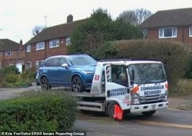 The issue is widespread enough that web searches for Volvo's ERAD system leads with results describing its unreliability (pictured: another Volvo owner's stricken hybrid)
