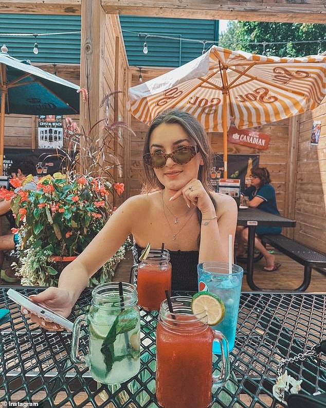 They all have active social media pages and give an insight into their social lives. Pictured: Holly-Anne Hull