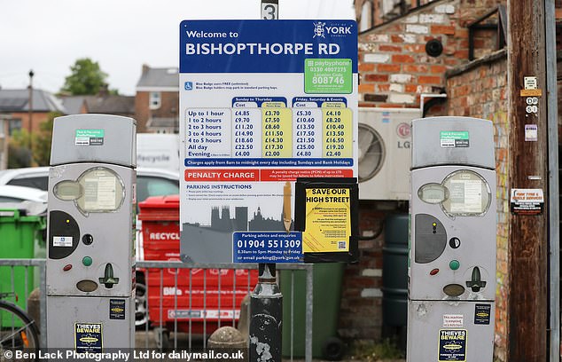 Labour-run City of York Council last month sanctioned a rise in parking charges - with the cost of an hour's parking hiked 506% from 80p to £4.85, and £5.30 on Fridays and Saturdays