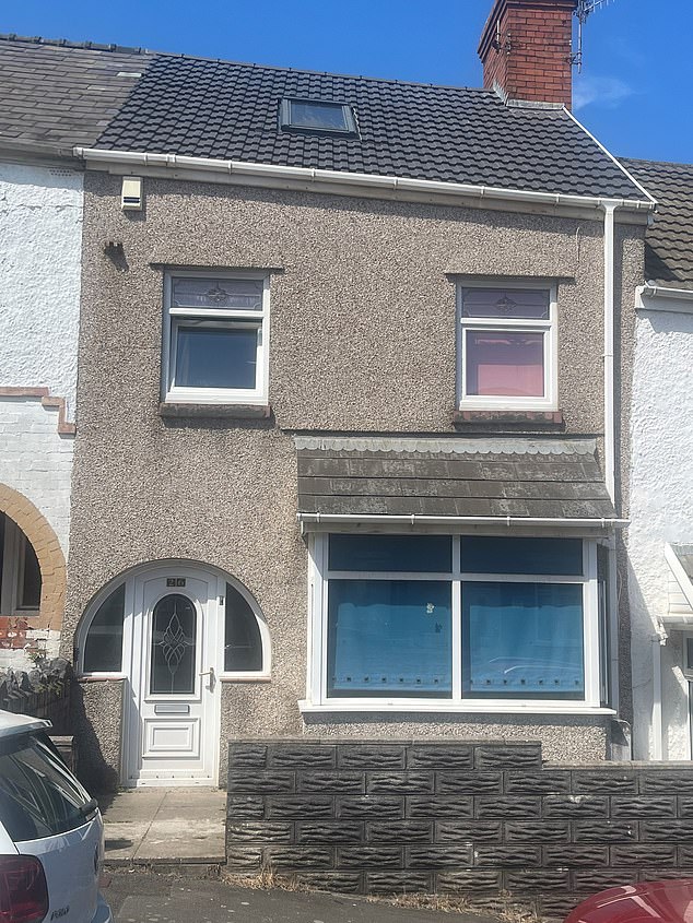 Mr King has a portfolio of 14 properties in Swansea (one of the houses pictured) but his immigrant tenants have never heard of him
