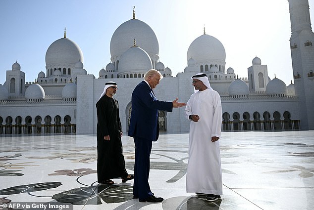 President Donald Trump visited a mosque for the first time as president on Thursday - and again on Friday. On Thursday he toured Abu Dhabi's biggest mosque, the Sheikh Zayed Grand Mosque