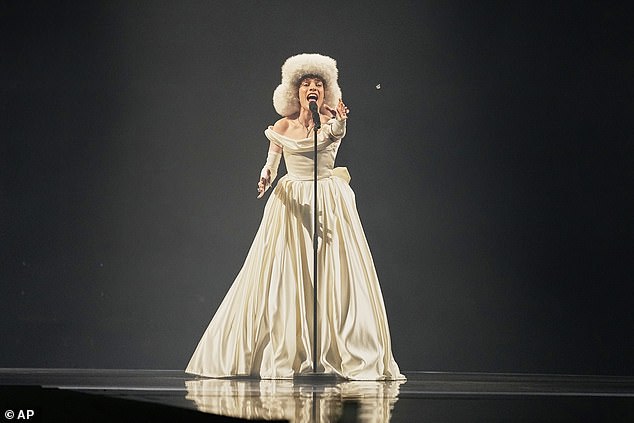 Kicking off the final, last year's winner Nemo performed The Code