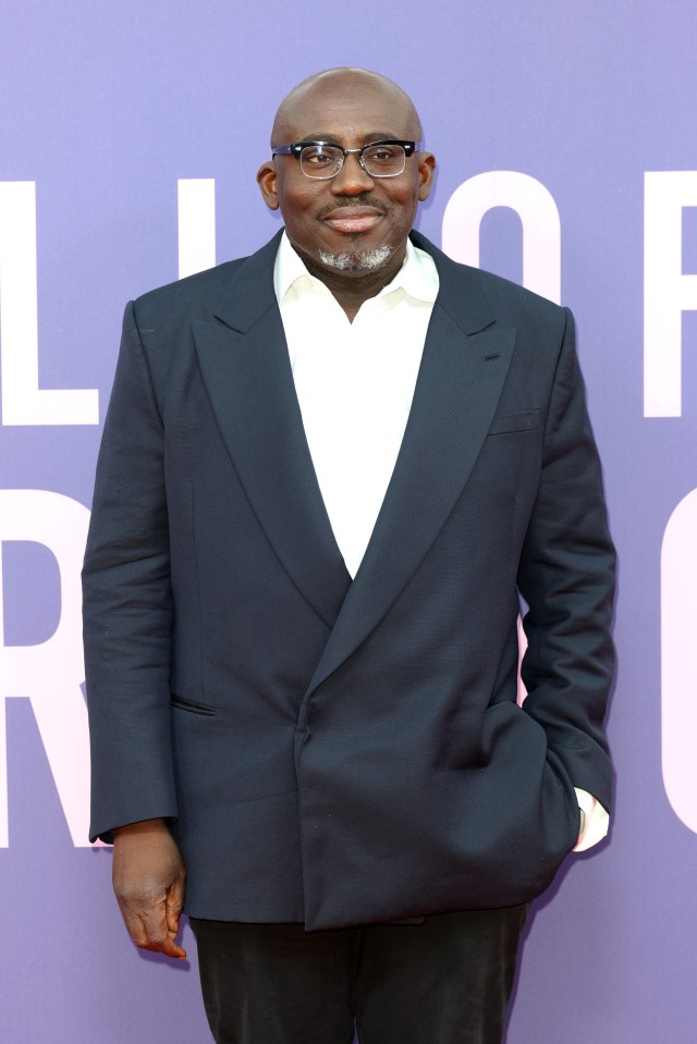 Edward Enninful at the "All Of Us Strangers" film premiere.