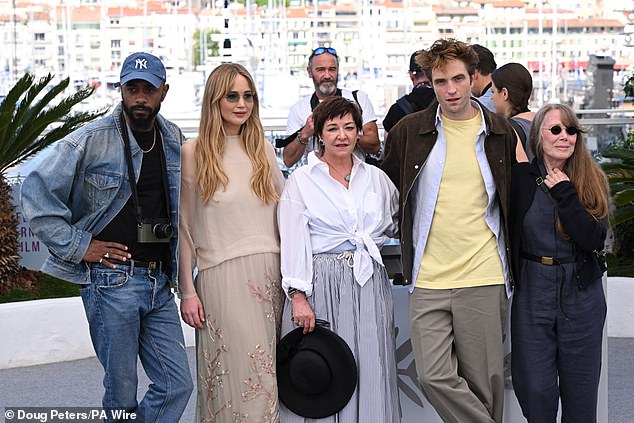 The two stars were joined by fellow cast members Lakeith Stanfield, Sissy Spacek, as well as director Lynne Ramsay