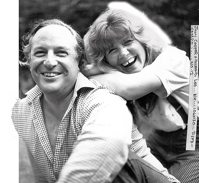 Jilly with her husband Leo Cooper, 1982