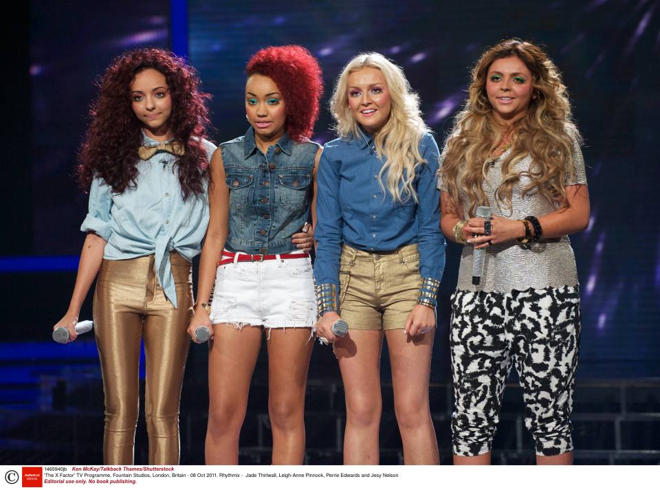 Photo of Little Mix on The X Factor.