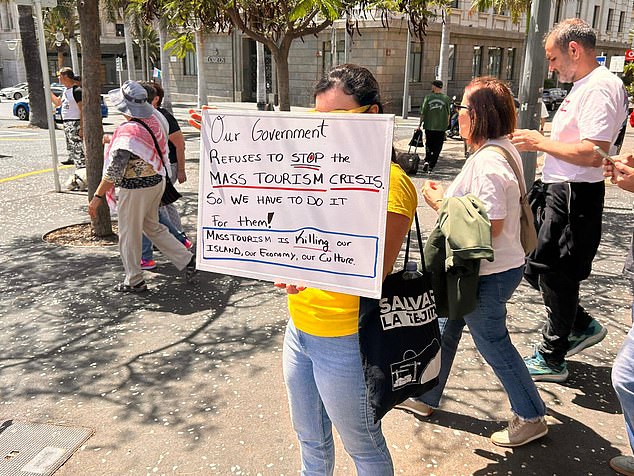 Tourism minister for Tenerife, Lope Alfonso, has since announced that he will reach out to the activists to 'discuss the future of the islands'