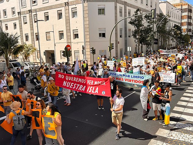 Among their other demands is a ban on any new hotels or tourism apartment complexes, and the immediate demolition of projects already declared illegal