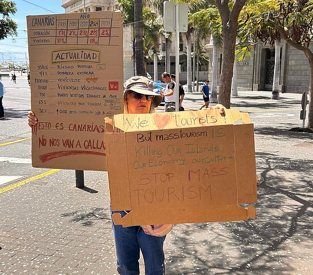 It follows a series of widely-reported 'anti-tourism' protests across Spain that have made many Brits feel unwelcome