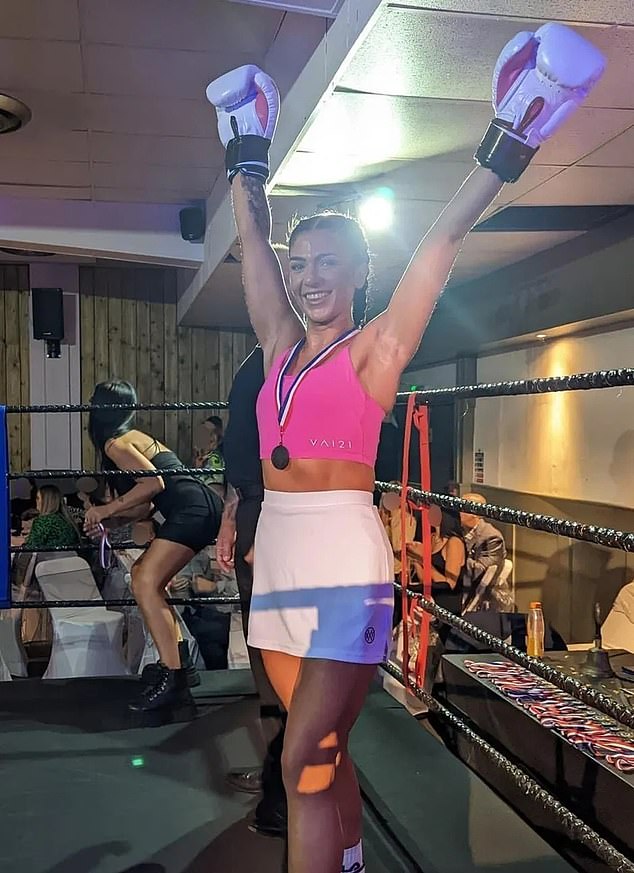 Saddington enjoyed boxing before her fall which left her in a wheelchair