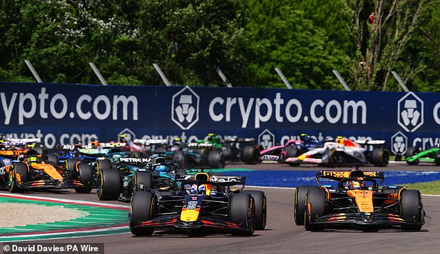 He overtook Oscar Piastri on the first corner and never looked like giving up his lead
