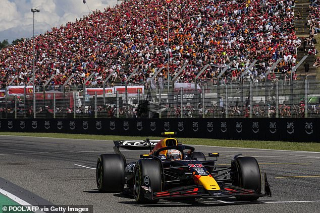 Yuki Tsunoda was no match for his Red Bull team-mate, with Verstappen in a league of his own