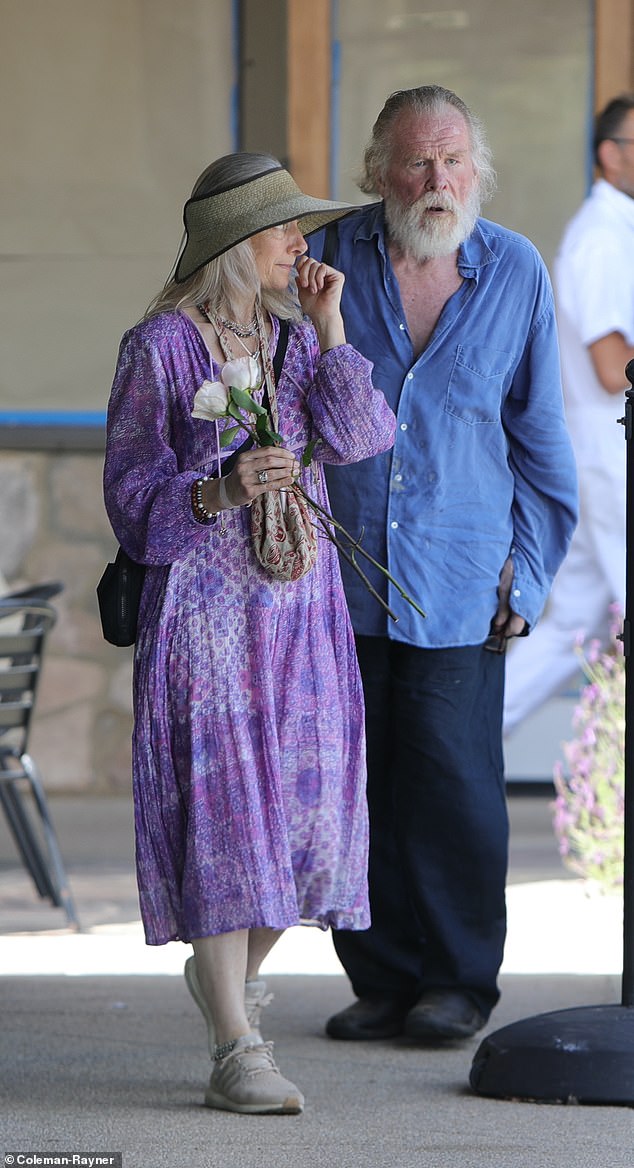 The legendary actor, 84, behaved like a gentleman while making a rare public sighting with his longtime spouse, who is in her 50s, and their 17-year-old daughter Sophia