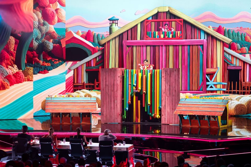 Papi performing on Britain's Got Talent.
