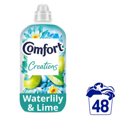 Comfort Creations Waterlily & Lime fabric conditioner bottle (48 washes).