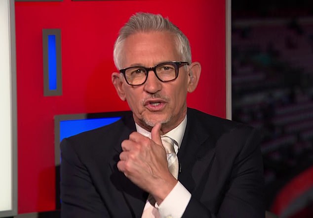 Gary Lineker returned to TV screens for the first time on Saturday to host the FA Cup final after apologising for sharing an 'anti-Semitic' social media post