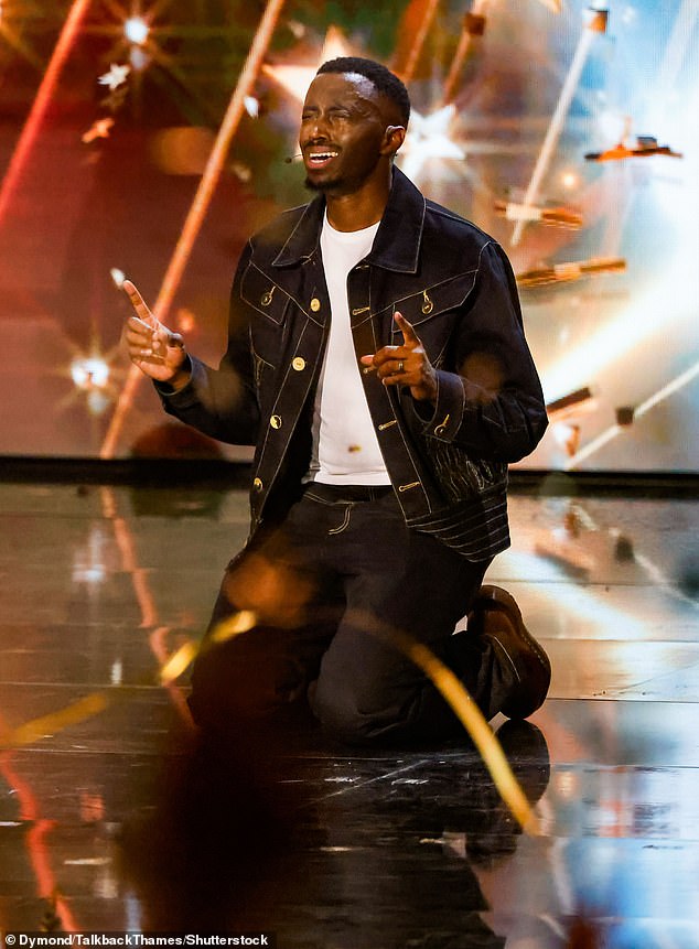 Hear Our Voice won the public vote and judge Alesha Dixon awarded her Golden Buzzer to Joseph Charm (seen)