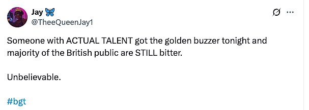 But others loved his performance