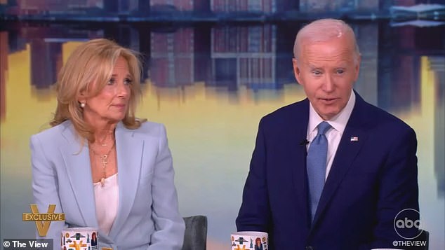 Former first lady Jill Biden and former President Joe Biden appeared for a joint interview on The View on May 8, 2025
