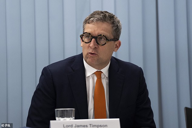 Lord James Timpson, minister of state for prisons, parole and probation, at a roundtable discussion at London Probation Headquarters