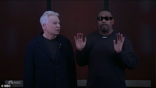 Then West awkward asked Myers if his last name was Jewish, at which point the Wayne's World star began smashing button in hopes of getting off quickly, which caused the elevator to stop in place between floors