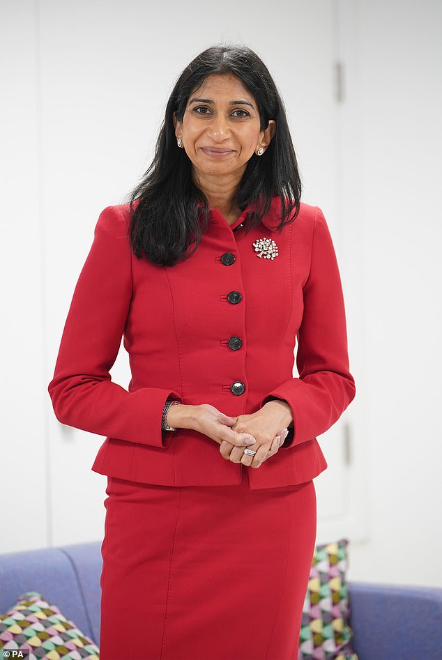 Mrs Braverman said at the time she felt that Mr Lineker's comments were 'disappointing' when he compared her policies to Nazi Germany