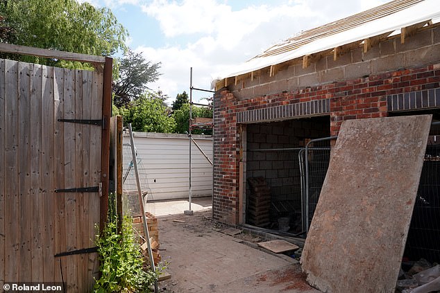 The landlord has submitted retrospective plans to turn an outhouse into a seperate dwelling