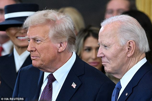 Donald Trump wished Biden all the best in a moving post on Sunday night