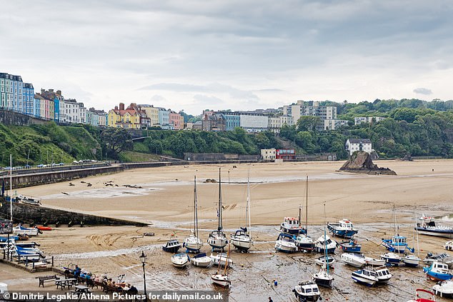 Dr Neeltje Boogert, a research fellow in behavioural ecology, has given advice to avoid being swooped on by seagulls in towns such as Tenby (pictured)