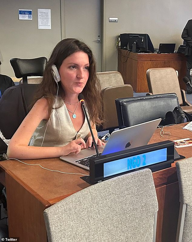 Sharing her experience of the ordeal on social media platform X, Ms Landre (pictured) admitted that she was even brought to tears, feeling 'so powerless and victimised' by the unapologetic rail staff