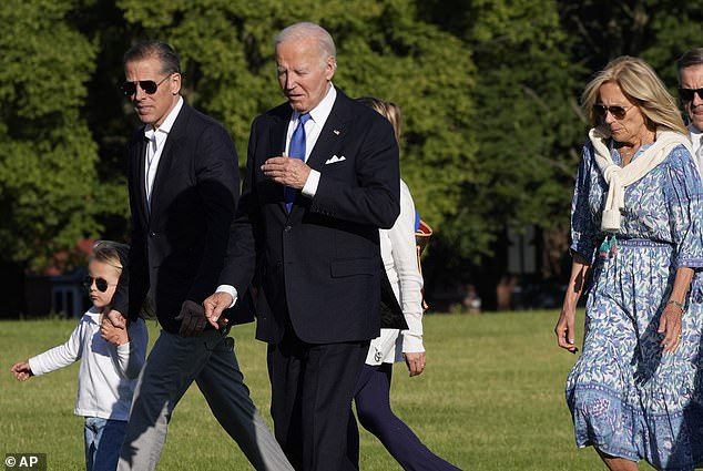 A statement from Biden's office says his family is now reviewing his treatment options